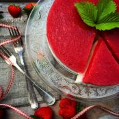 Quarktorte mit Erdbeeren