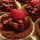 Blaubeer-Cupcakes mit Nutella-Herz