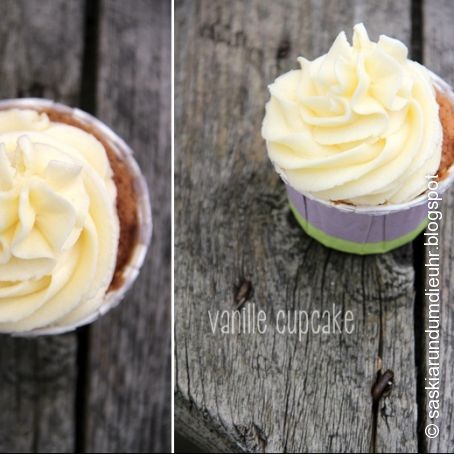 Cupcakes mit Vanilletopping