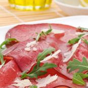 Carpaccio de boeuf au pesto | Rindscarpaccio mit Pesto