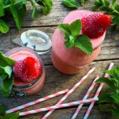Wassermelonen – Erdbeer Slush