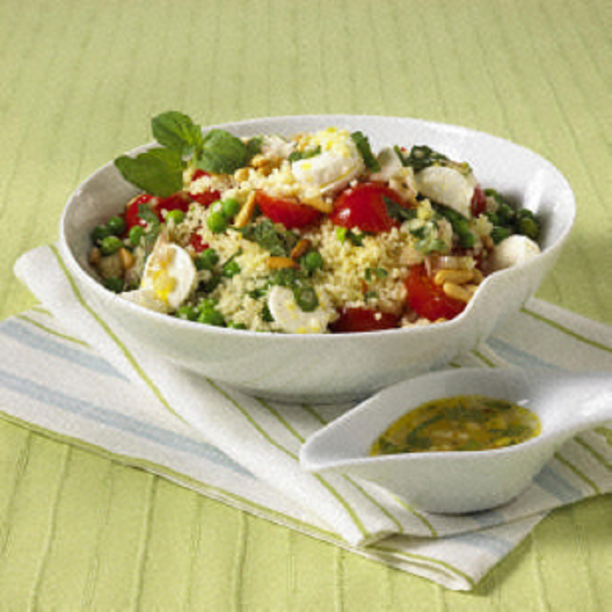 Couscous-Salat mit Mozarella