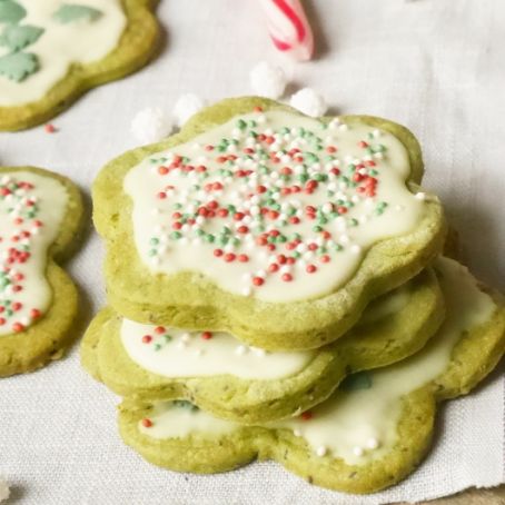 Vegane Matcha Plätzchen