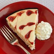 Raspberry White Chocolate Cheesecake