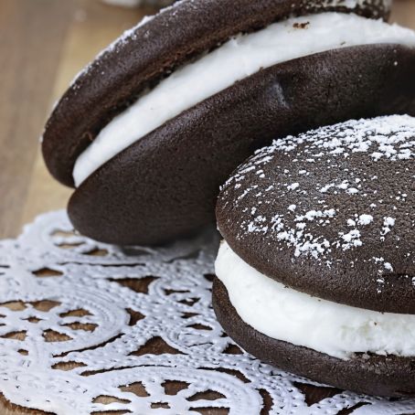 Vanille-Whoopie Pies mit Marshmallow-Füllung