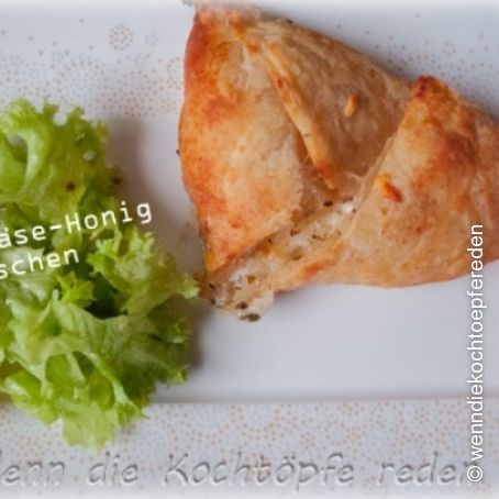 Ziegenkäse-Honig Taschen