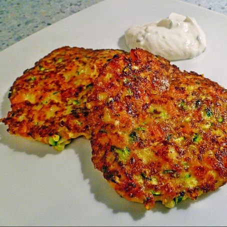 Möhren-Zucchini-Puffer