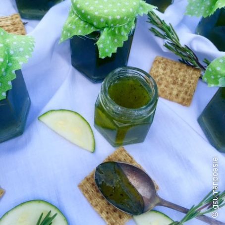 Apfel - Zucchini Marmelade mit Rosmarin