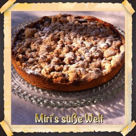 Zwetschgenkuchen mit Zimtstreuseln