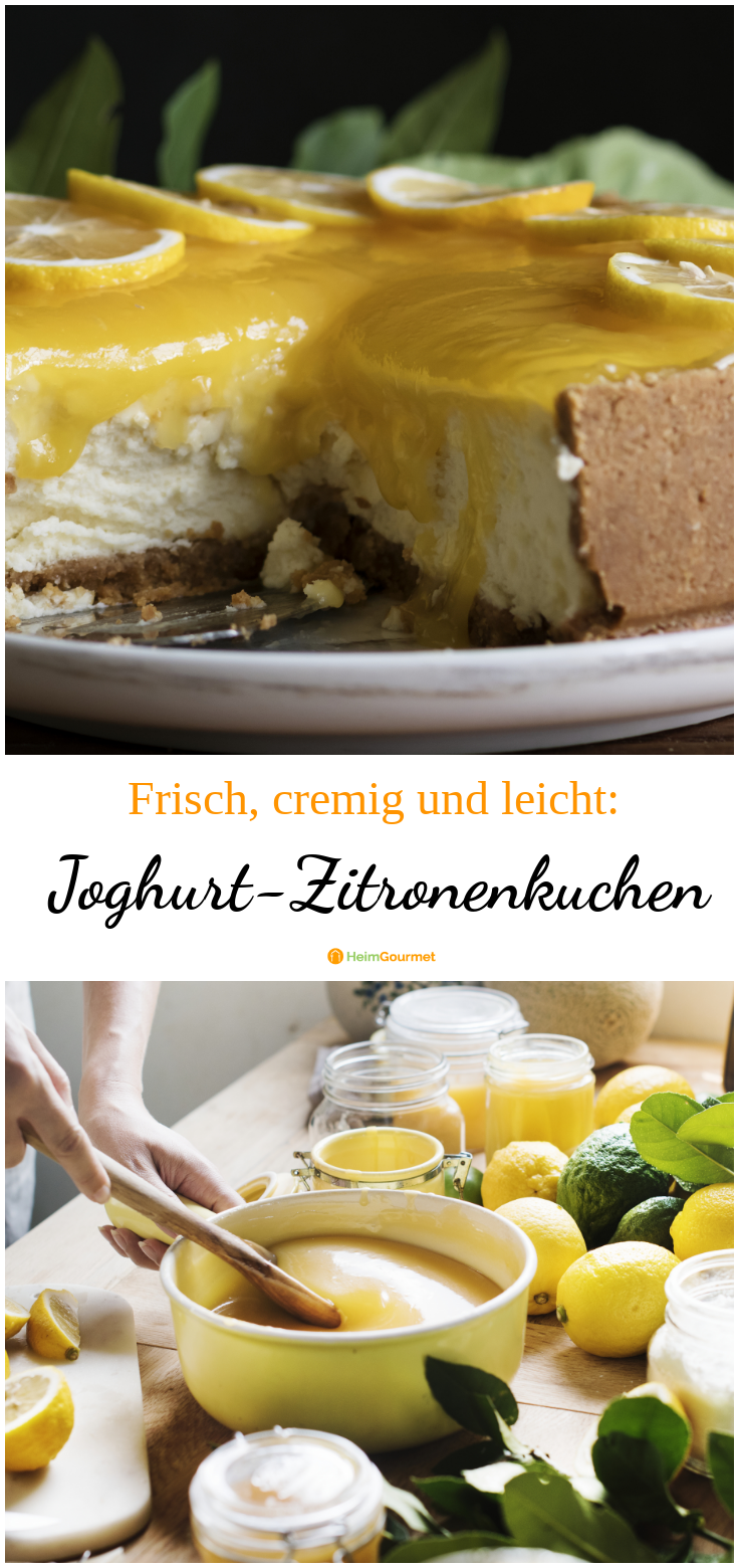 Frisch, cremig und leicht: unser Joghurt-Zitronenkuchen