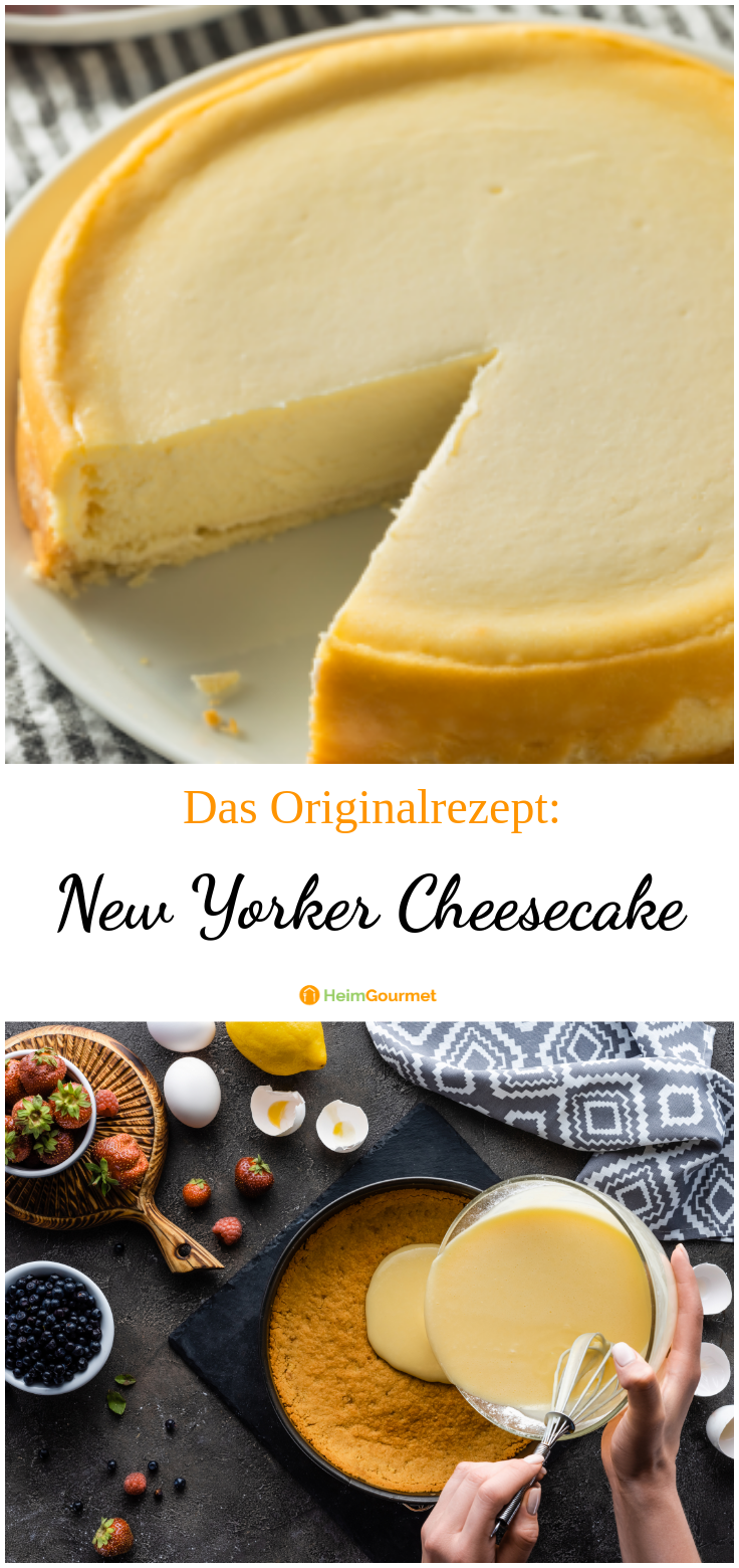 Traditioneller New Yorker Cheesecake: das Originalrezept!