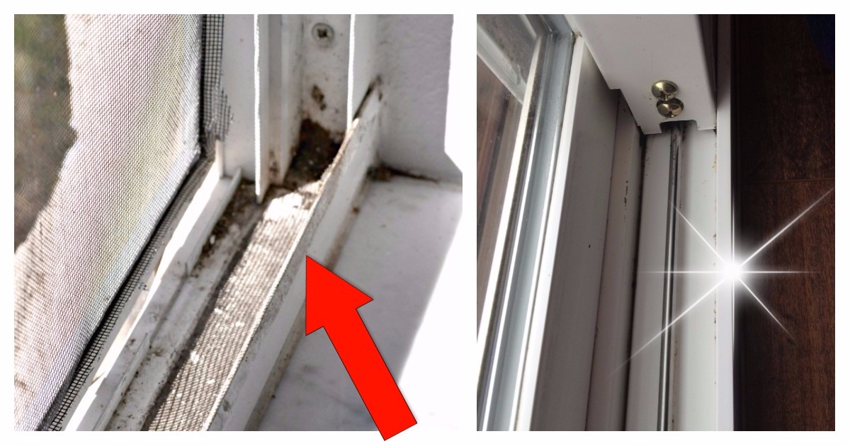 Der wirksamste Trick, um die Abdichtungen im Fensterrahmen ganz easy sauber zu kriegen