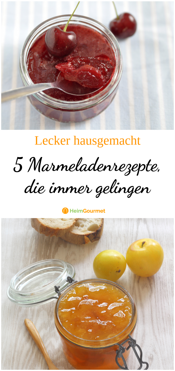 5 Marmeladenrezepte, die immer gelingen!