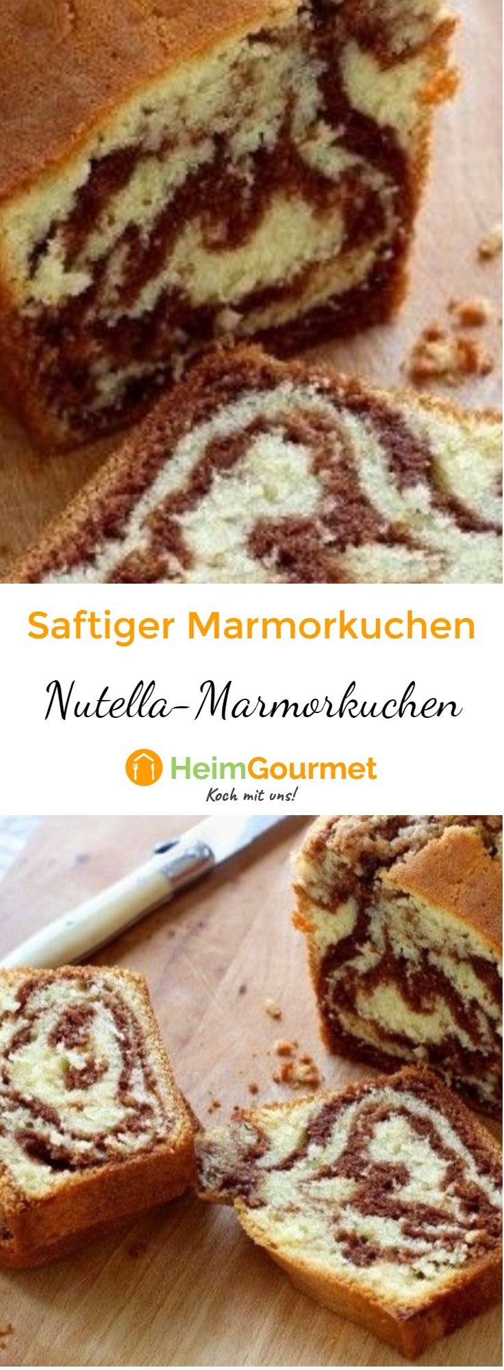 nutella® Marmorkuchen – Food with Love – Thermomix Rezepte mit Herz