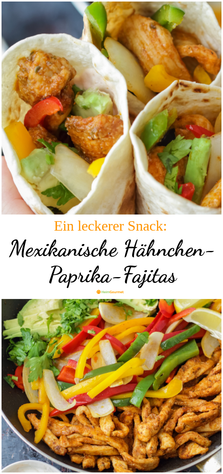 Mexikanische Hähnchen-Paprika-Fajitas: Der einzigartige Geschmack wird ...
