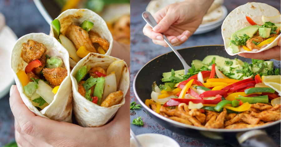 Mexikanische Hähnchen-Paprika-Fajitas: Der einzigartige Geschmack wird ...