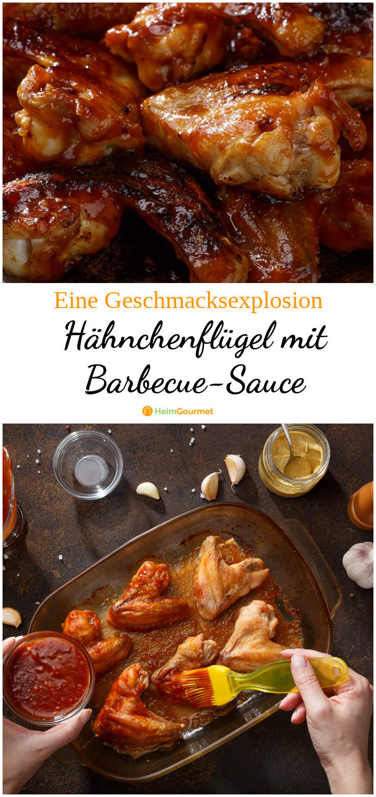 Unwiderstehliche Hähnchenflügel mit Barbecue-Sauce: eine wahre ...