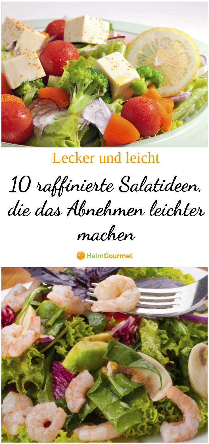 10 Salatrezepte Die Das Abnehmen Leichter Machen