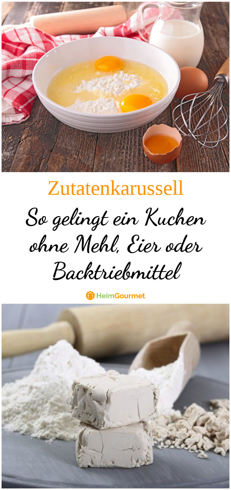 Zutatenkarussell: So gelingt ein Kuchen ohne Mehl, Eier oder ...