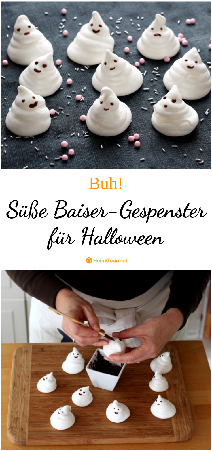 BUH! Süße Baiser-Gespenster für Halloween
