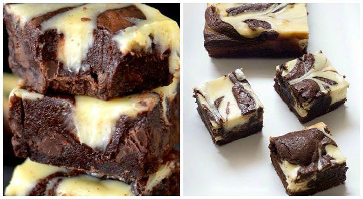 Marmorierte Brownies à la Cheesecake - so geht&amp;#39;s