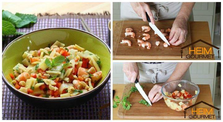 Asiatisch genießen: Garnelensalat mit Bambussprossen