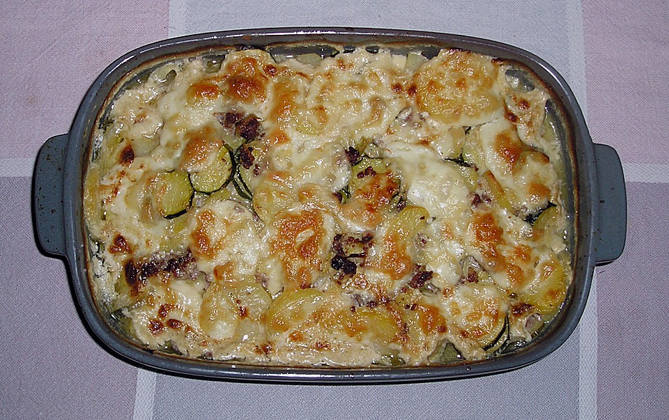 Kartoffel-zucchini-hackfleisch-feta-auflauf Ohne Sahne - napsahaland