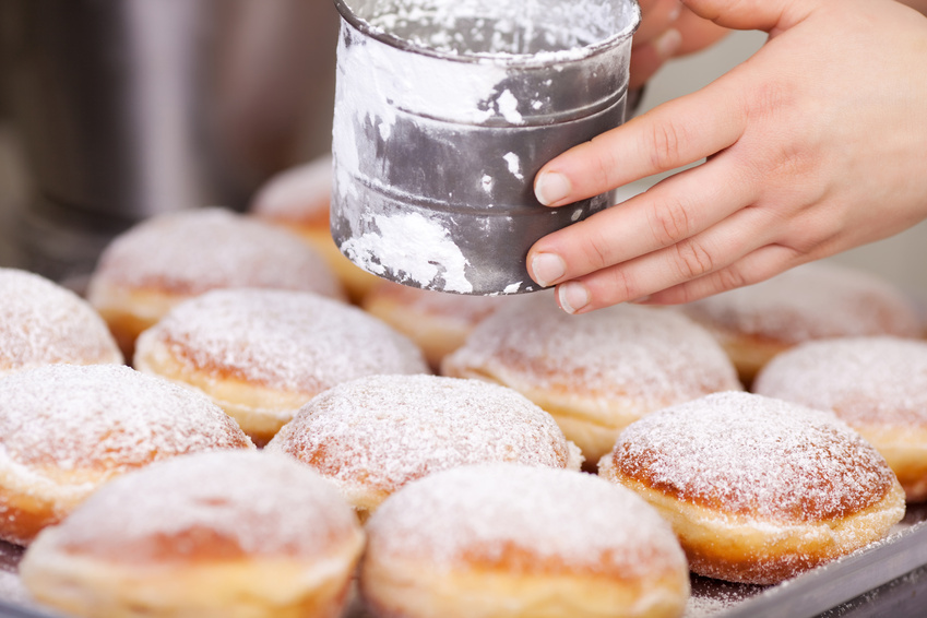 Berliner Krapfen mit Aprikosenfüllung (3.8/5)