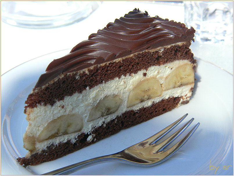 Bananentorte Mit Schoko Und Vanillesahne - Rezepte Suchen