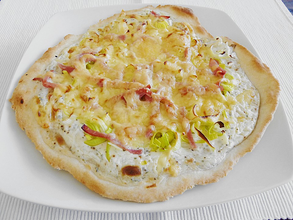 Flammkuchen mit Lauch (2.9/5)