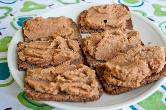 Linsen-Karotten-Aufstrich, vegan (3/5)