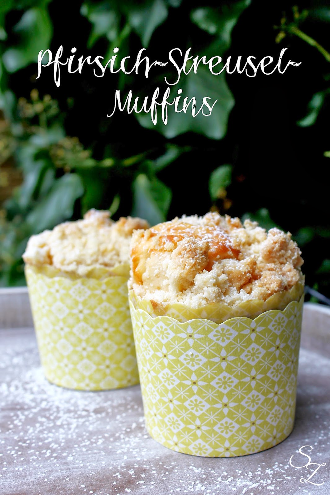 Pfirsichmuffins mit Streuseln (4.1/5)