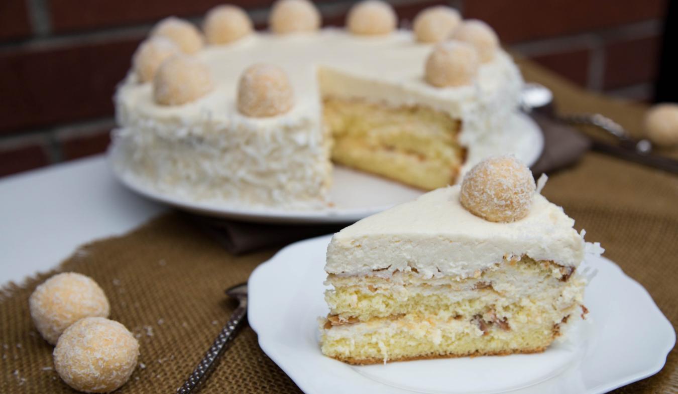 Leckere Rezepte für Biskuittorte mit weißer Schokolade