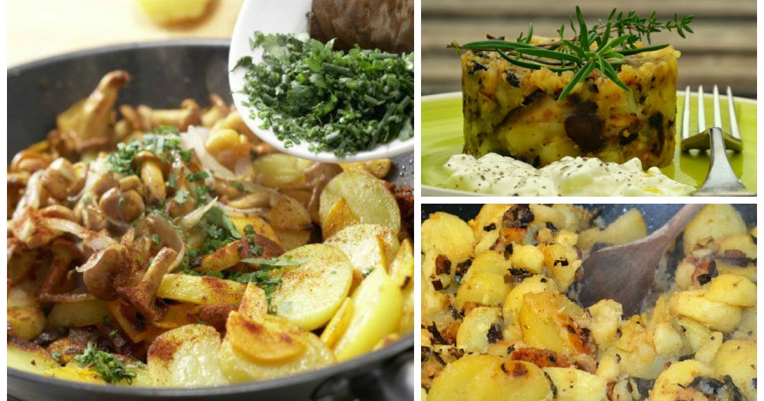 Gröstl mit Kartoffeln und Steinpilzen (3.3/5)